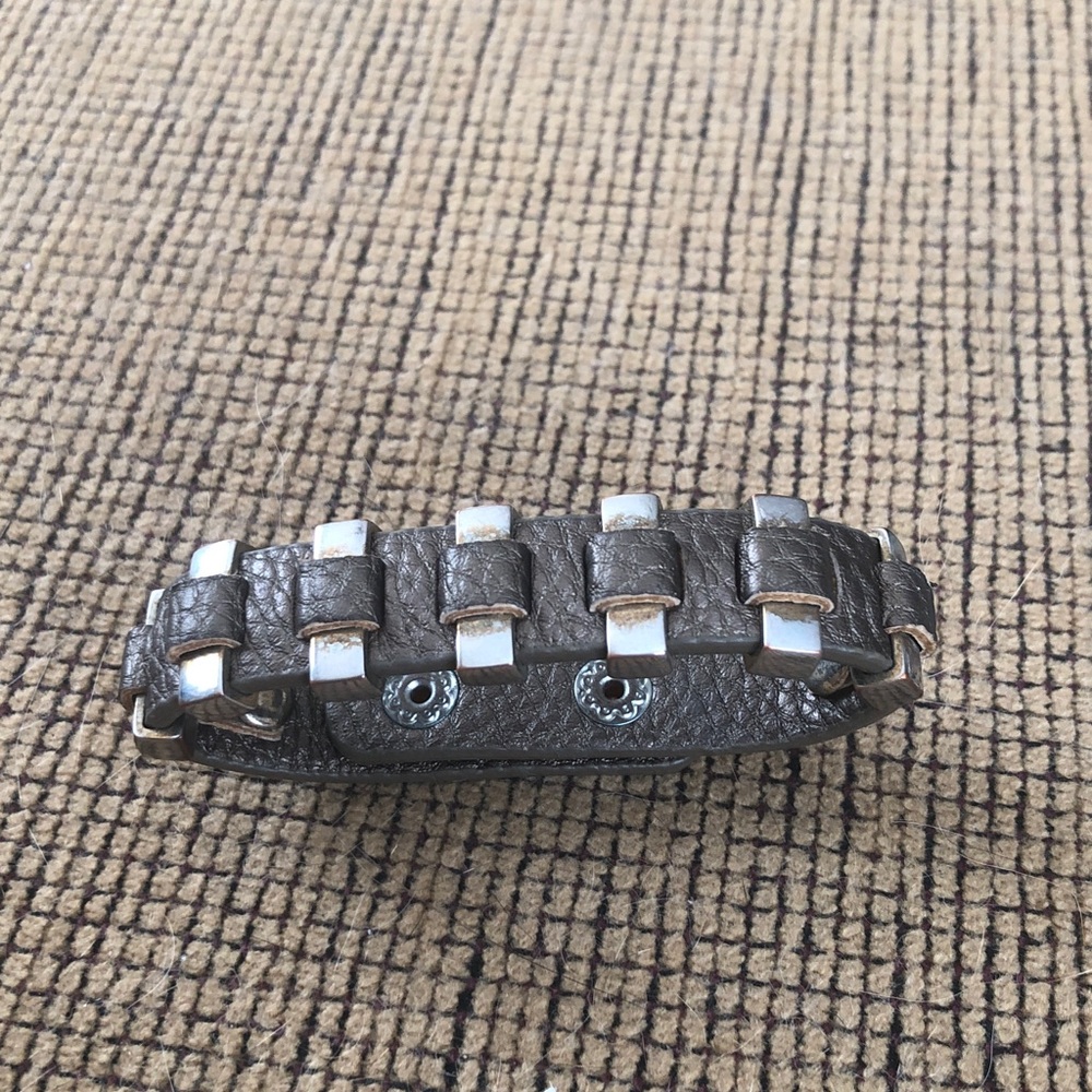 Elegant Women's Black and Silver Bracelet